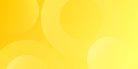Abstract yellow modern background with circle elements.