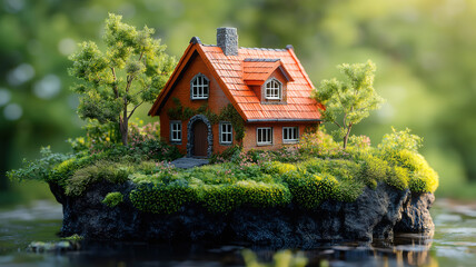 Fototapeta premium Invest in your future with home loans and mortgage options to build your dream home through planning