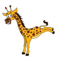 Cute Giraffe Animal cartoon