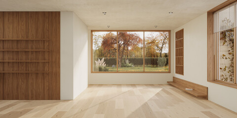Contemporary interior design of the modern apartment. Modern design solution, 3d rendering
