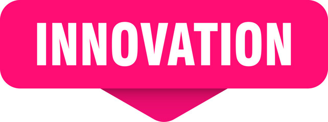 innovation sticker. innovation sign on transparent background