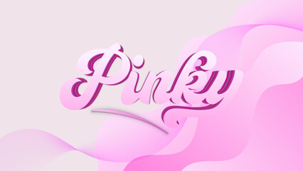 Elegant Layered Text Effect – Illustrator Editable File