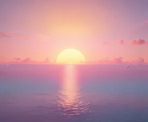 Fuzzy pastel sunset, pink, blue, yellow gradient blend,  ethereal,  wallpaper