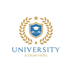 university logo design concept creative idea