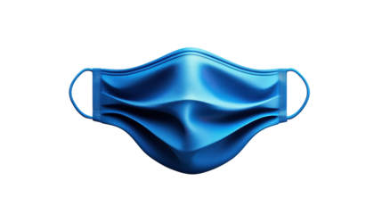 Blue Face Mask with Ear Loops