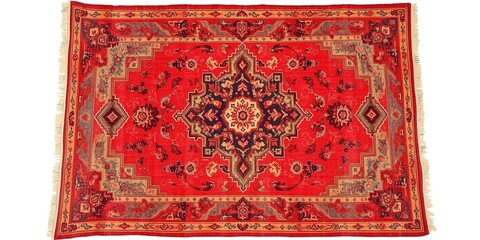 Antique Rug's Intricate Weave Reveals Time's Passage