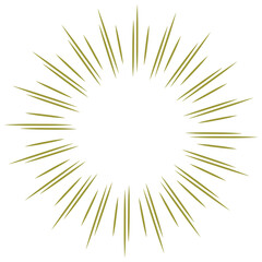 Obraz premium Vintage Sunburst Explosion Handdrawn Design Element Fireworks Rays