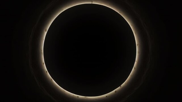 Solar eclipse. Space phenomenon. Dark circle. Bright ring. Celestial event. Astronomical occurrence. Natural spectacle. Sky observation. Science education. Astronomy research. Night sky. Solar corona