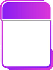 Futuristic Gradient UI Info Box Elements for Tech-Style Infographics