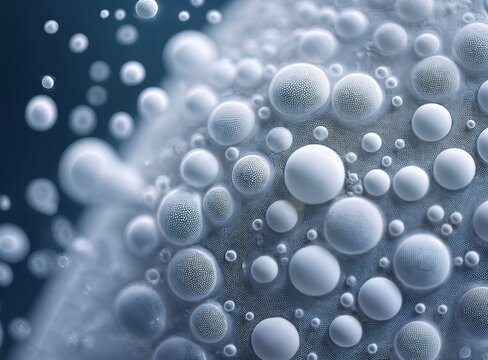 Gen AI Exosomes cosmetology &ndash; microscopic single-cell bubbles secreted by cells into the intercellular space.
collagen elastin, cell renewal, reduction of pigmentation improvement of skin texture 