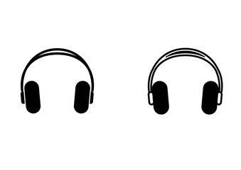 Appliance Icon 06-06A : Headphones, music, icon, audio, sound, vector, technology, headphones, dj, symbol, illustration, stereo, button, listen, 