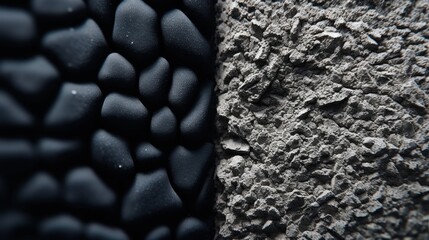 Monochrome Steintexturen, Kontrast, Schwarz-Weiß, Hintergrund