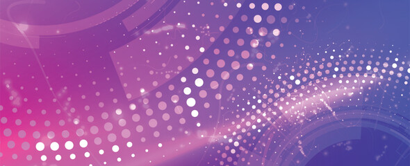 Obraz premium Abstract neon high technology and science background