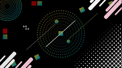 Geometric background abstract design for banner template poster promotion wallpaper and presentation.