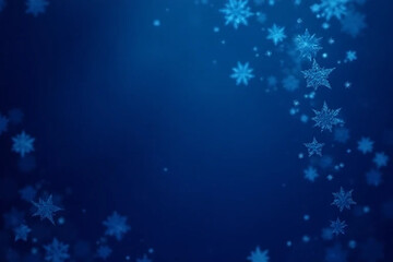 christmas background with snowflakes