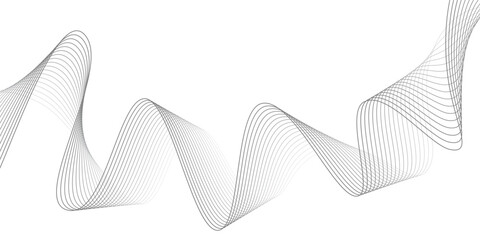 Abstract flowing wavy lines. Digital motion element for modern design. Technology background.