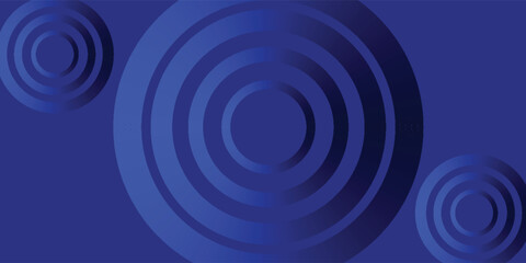 Modern abstract background featuring layered blue concentric circles on a dark backdrop. Ideal for technology, digital, and futuristic design themes. P