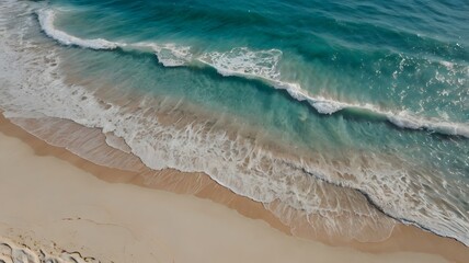 Aerial View of Coastal Line Captured by Drone
