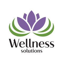 Wellness Logo Design Vector, 