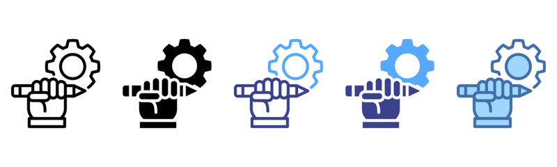 Service icon sheet multi style collection