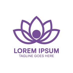 Fototapeta premium Wellness Logo Design Vector, 