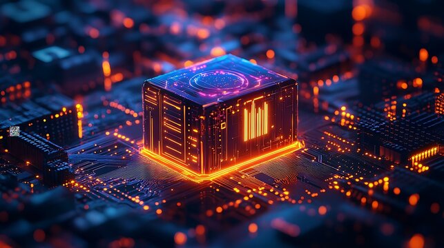 Abstract digital shield surrounding floating bank icon and glowing circuit lines Digital Threat Protection in Financial Systems Biometric and Data Encryption Interfaces