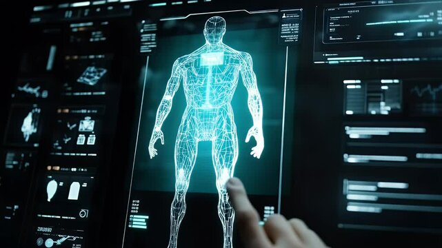 Finger customizing virtual avatar profile