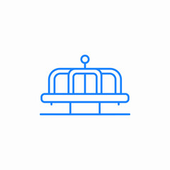 spinner around icon sign vector © Kamale