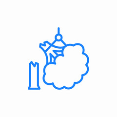 tree service icon sign vector