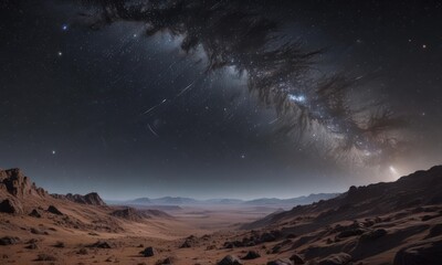 Vast, glittering celestial expanse, countless stars ,  mystery,  dark,  constellation