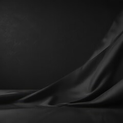 Velvet black paper, soft sheen, smooth surface  Luxurious background ,  dark,  elegant,  upscale