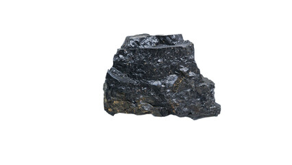 coal isolated on white background. coal is usually used for power generation