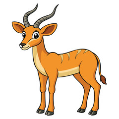 Fototapeta premium Graceful Antelope Graphics