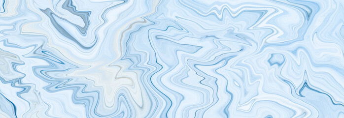 Marble rock texture blue ink pattern liquid swirl paint white dark that is Illustration background for do ceramic counter tile silver gray that is abstract waves skin wall luxurious art ideas concept.