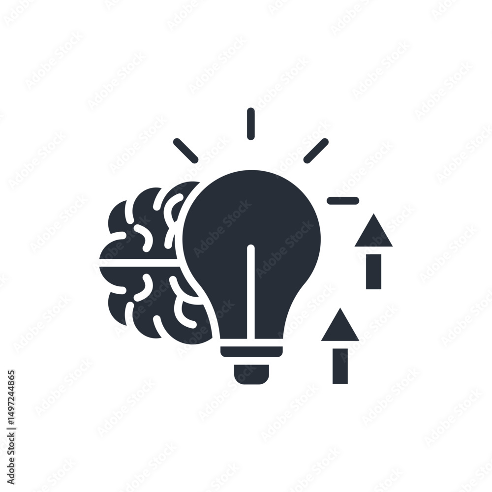 Poster ai development icon. vector.editable stroke.linear style sign for use web design,logo.symbol illustr