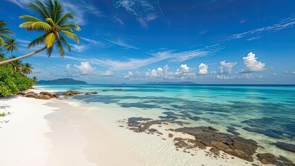 Tranquil Elephant Beach, Havelock Island, Andaman Islands