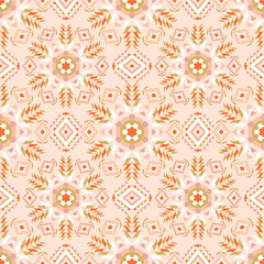 Geometric ethnic oriental pattern traditional design for background, wallpaper, wrapping, fabric, textile fashion wearing, Vector Geometric pattern illustration embroidery style. Geometric background.
