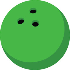 Bowling ball icon vector illustration