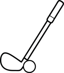 Hockey Stick and Puck Icon