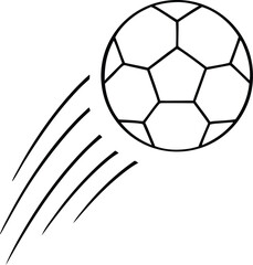 soccer ball isolated on white