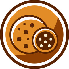 vector illustration of a circle icon