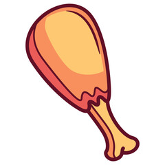 Colorful Hand Drawn Cute Fast Food