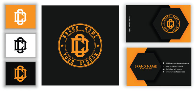 Luxury DC Monogram Logo &ndash; Modern CD Initials Design for Business Branding