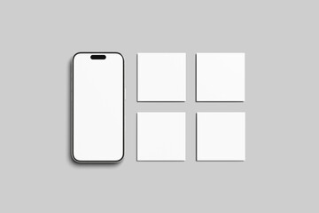 Instagram Post Blank Mockup template