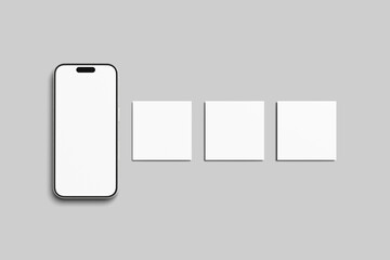 Instagram Post Blank Mockup template