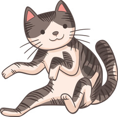 cute cat vector illustration