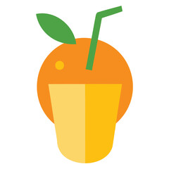 Refreshing Orange Juice Glass Design