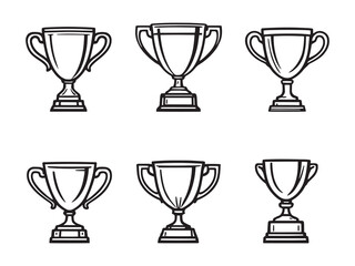 trophy cup Drawing Art
