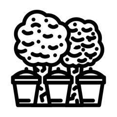 eco friendly waste disposal nature sustainable fitness line icon vector illustration