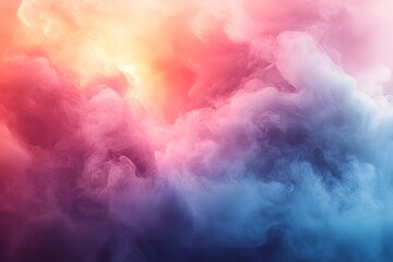Abstract Colorful Smoke Clouds Background Texture
